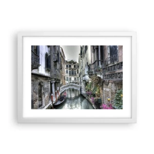 Poster in einem weißen Rahmen - Seit Jahrhunderten in stiller Besinnung - 40x30 cm