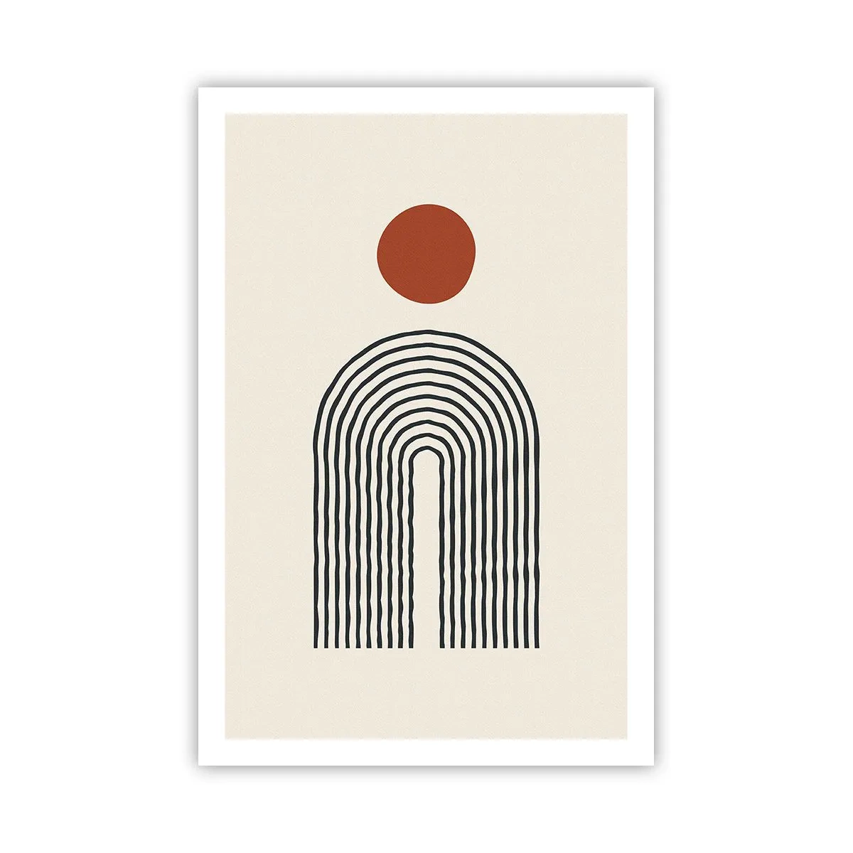 Poster - Magnetismus von Formen und Farben - 61x91 cm