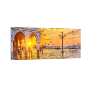 Glasbild - Bild auf glas - Wo sind alle? - 100x40 cm