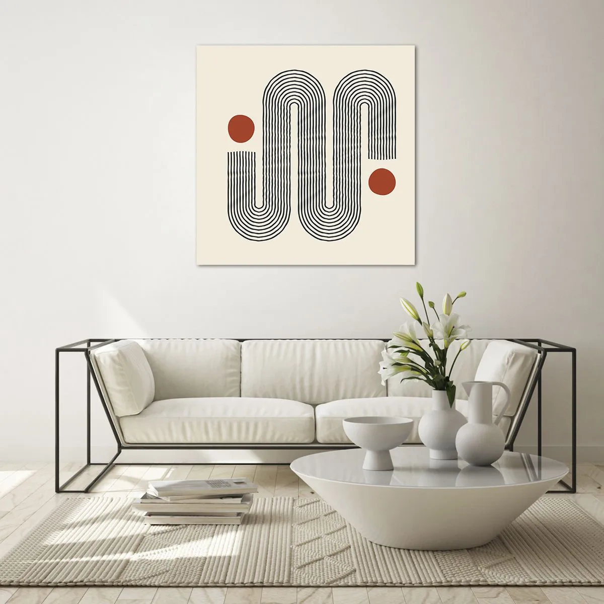 Glasbild - Bild auf glas - Vom Anfang bis zum Ende - 50x50 cm