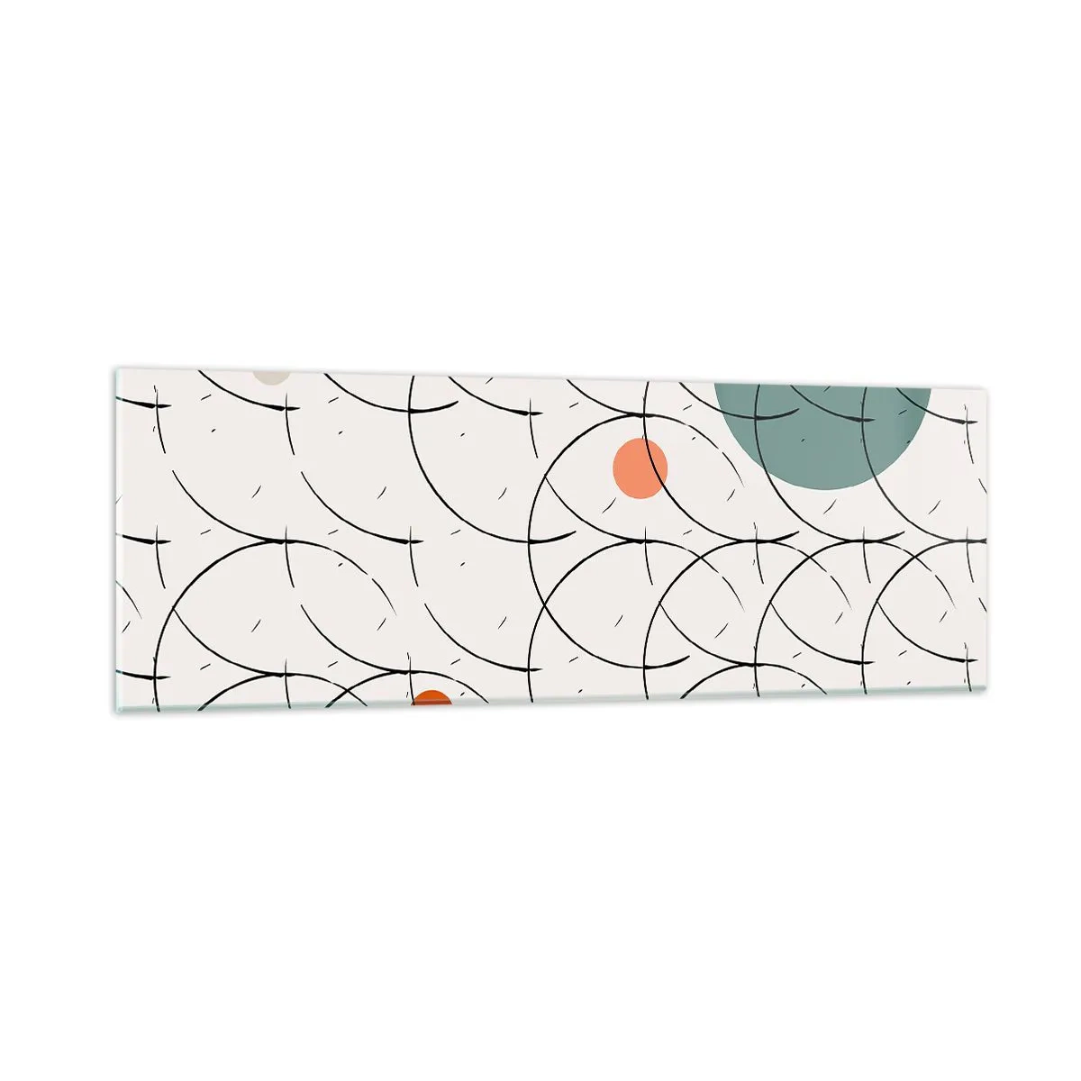 Glasbild - Bild auf glas - Im Pop-Art-Geist - 90x30 cm