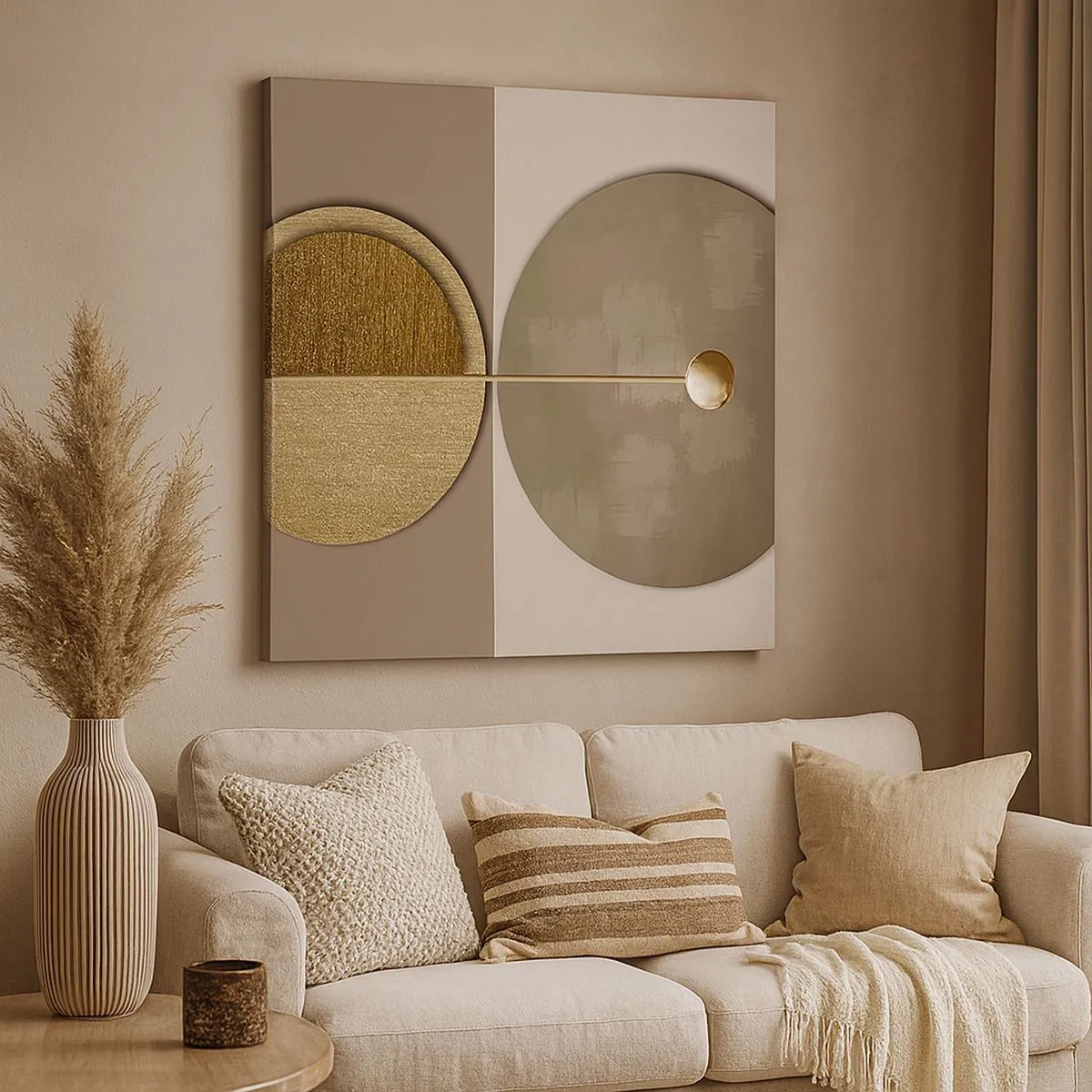 Bild auf Leinwand - Leinwandbild - Perfekte Balance - 30x30 cm