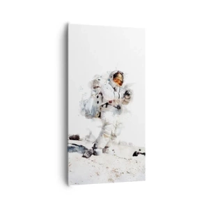 Bild auf Leinwand - Leinwandbild - Bote der Erde - 65x120 cm