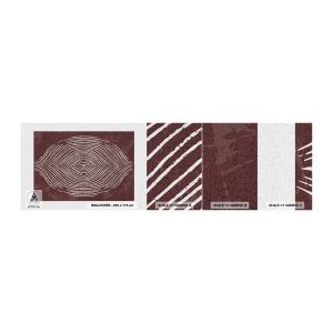 Fototapeten Muster Selbstklebend Deluxe Sticker - Der Raum spricht - Boho, Alt, Stück - 100x30 cm