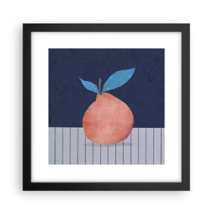 Poster in einem schwarzem Rahmen - Konvexität und Ebene - 30x30 cm