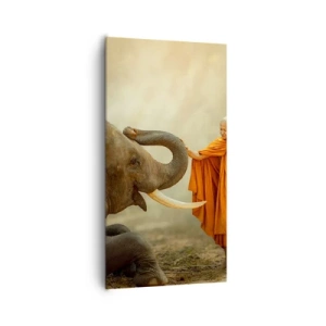 Bild auf Leinwand - Leinwandbild - Treffen unterwegs - 65x120 cm