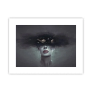 Poster - Und die Planeten spielen verrückt ... - 40x30 cm