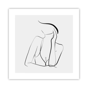 Poster - Auf der Traumwelle - 40x40 cm