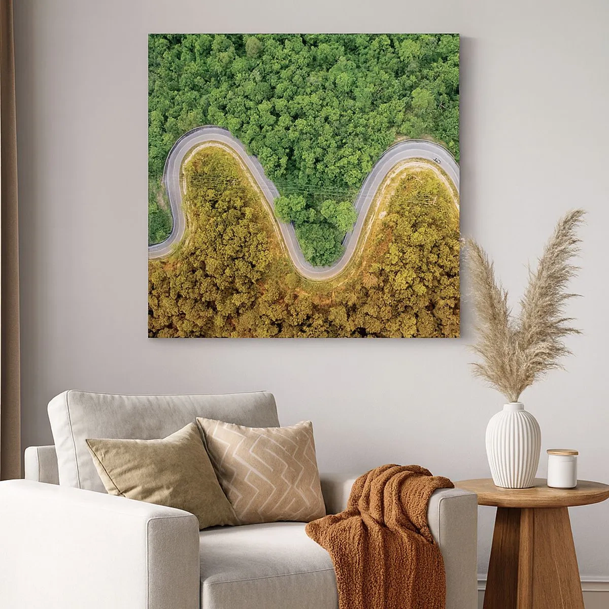 Bild auf Leinwand - Leinwandbild - Grenzen und Durchbrüche - 30x30 cm