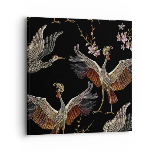 Bild auf Leinwand - Leinwandbild - Märchenvogel - 30x30 cm