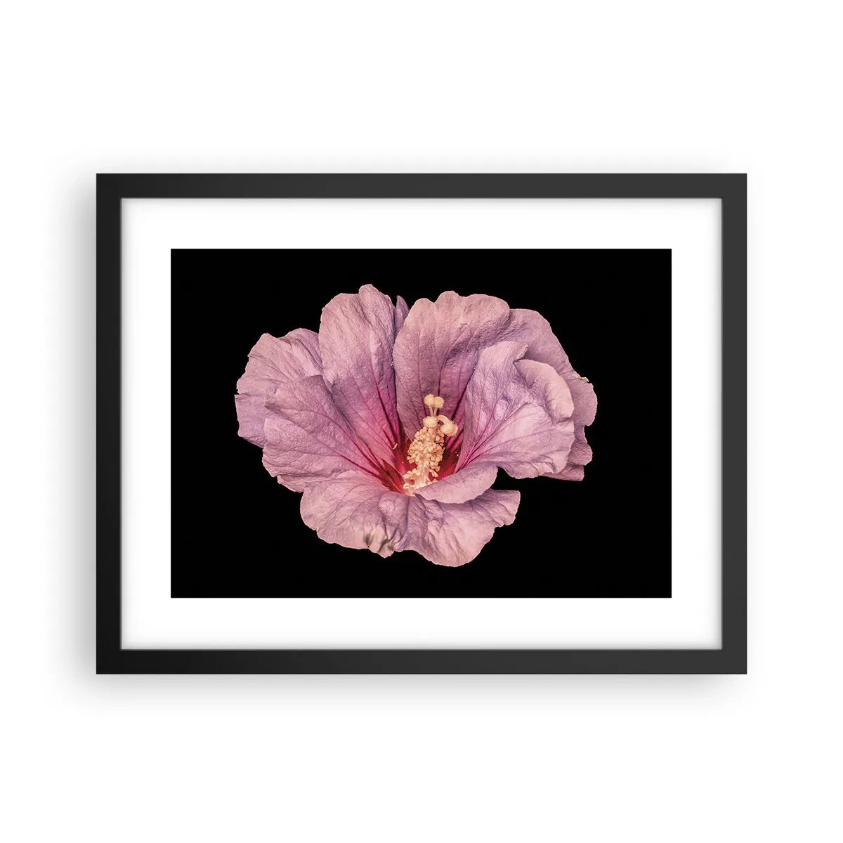 Poster in einem schwarzem Rahmen - Direkt ins Herz - 40x30 cm