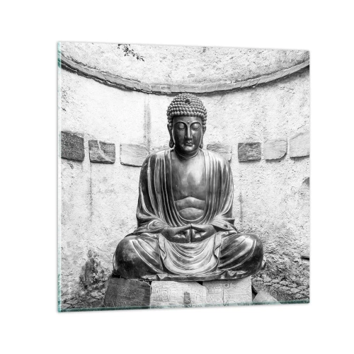 Glasbild - Bild auf glas - An der Quelle des Friedens - 60x60 cm