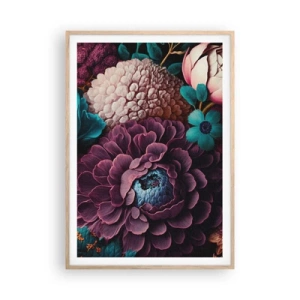 Poster in einem Rahmen aus heller Eiche - Natur in Hülle und Fülle - 70x100 cm