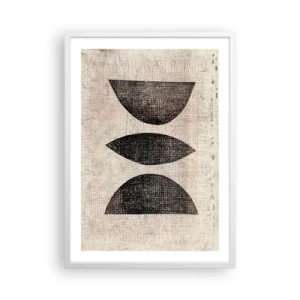 Poster in einem weißen Rahmen - Ethnische Abstraktion - 50x70 cm