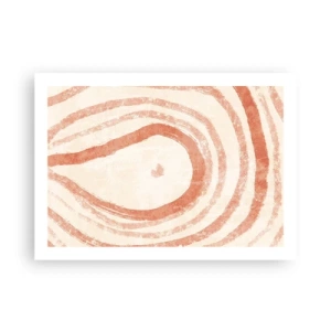 Poster - Korallenkreise – Komposition - 70x50 cm
