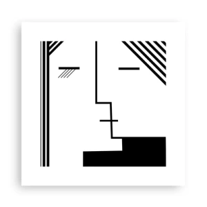 Poster - Einfach ein Kuss - 30x30 cm