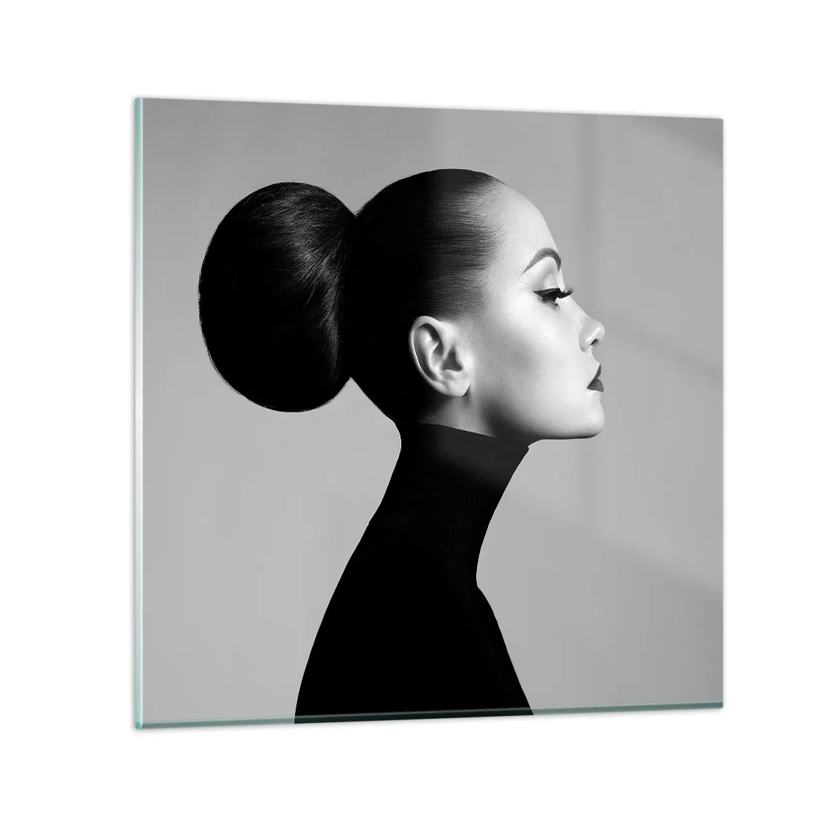 Glasbild - Bild auf glas - Moderne Nofretete - 30x30 cm