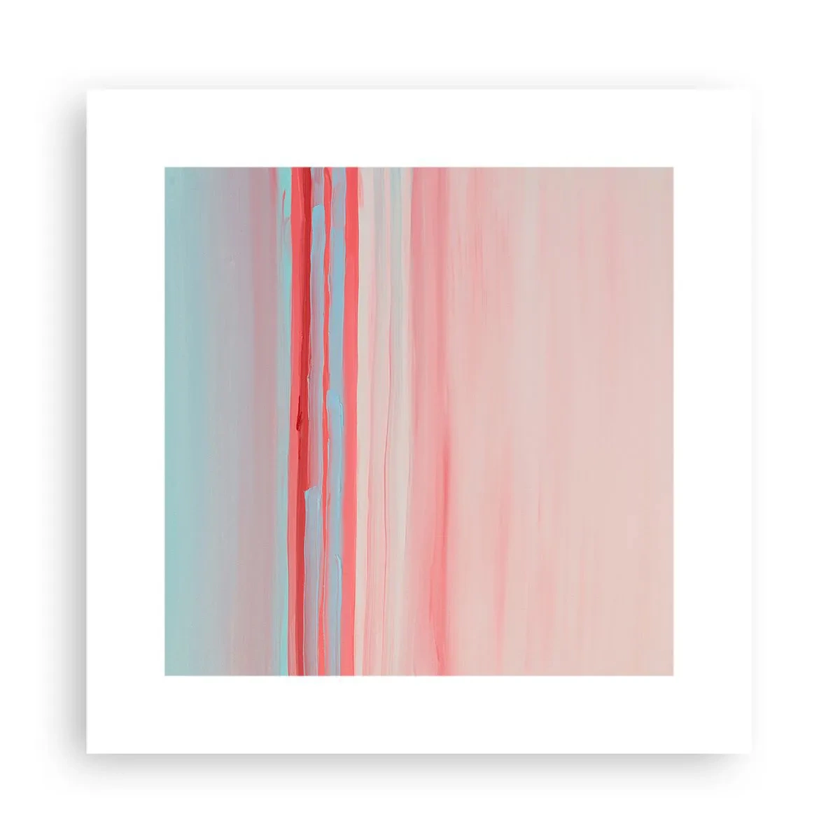 Poster - Abstraktion im Morgengrauen - 30x30 cm