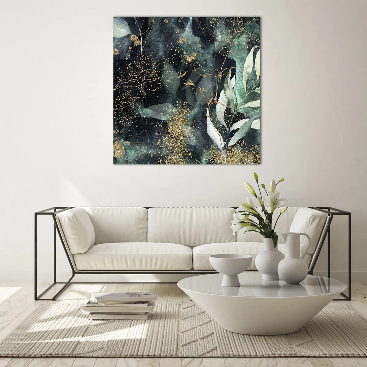 Glasbild - Bild auf glas - Zaubergarten - 40x40 cm