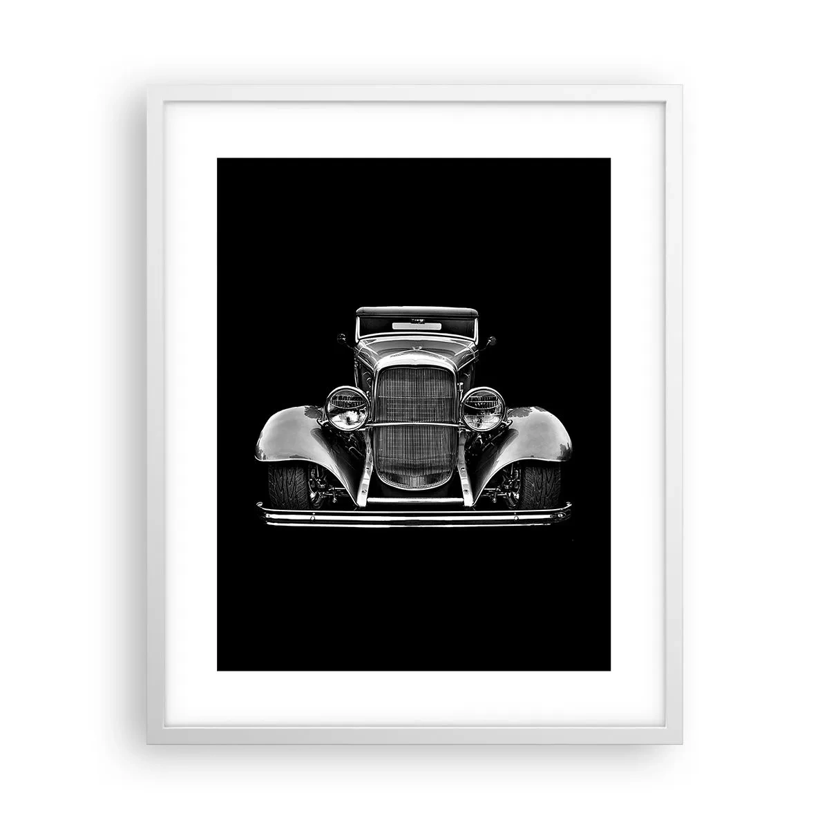 Poster in einem weißen Rahmen - Wahrer Gentleman - 40x50 cm