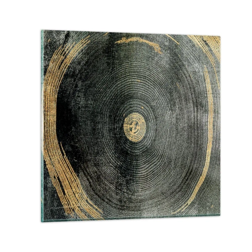 Glasbild - Bild auf glas - Veränderung und Beständigkeit - 50x50 cm