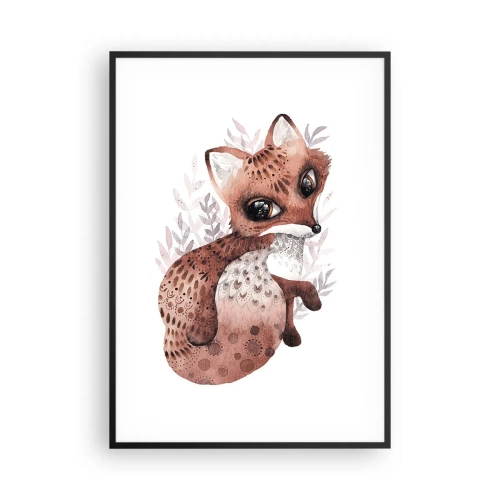 Poster in einem schwarzem Rahmen - Einfach lieben - 70x100 cm