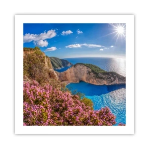 Poster - Mein toller Griechenlandurlaub - 50x50 cm