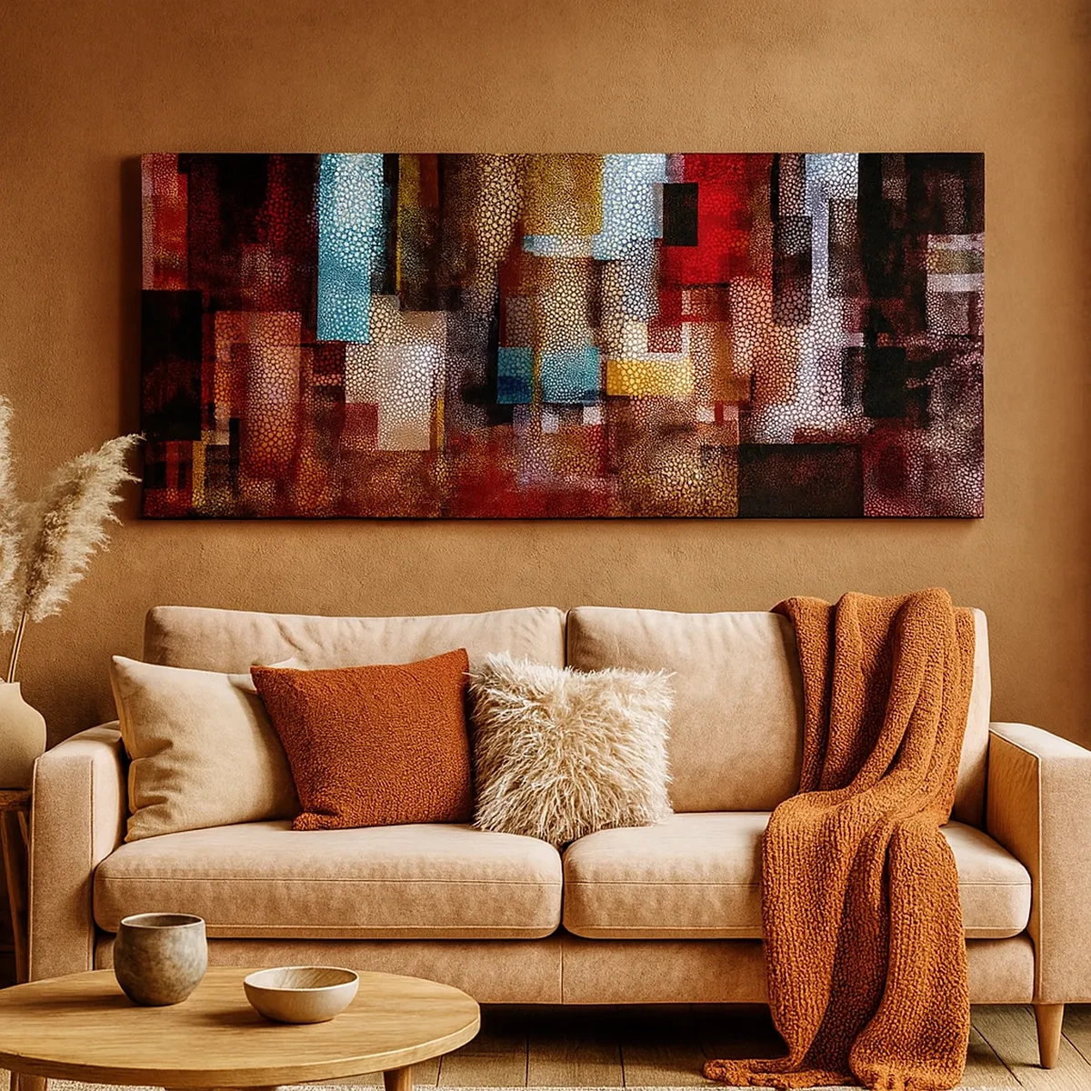 Bild auf Leinwand - Leinwandbild - Verwirrung mit Verwirrung - 30x30 cm