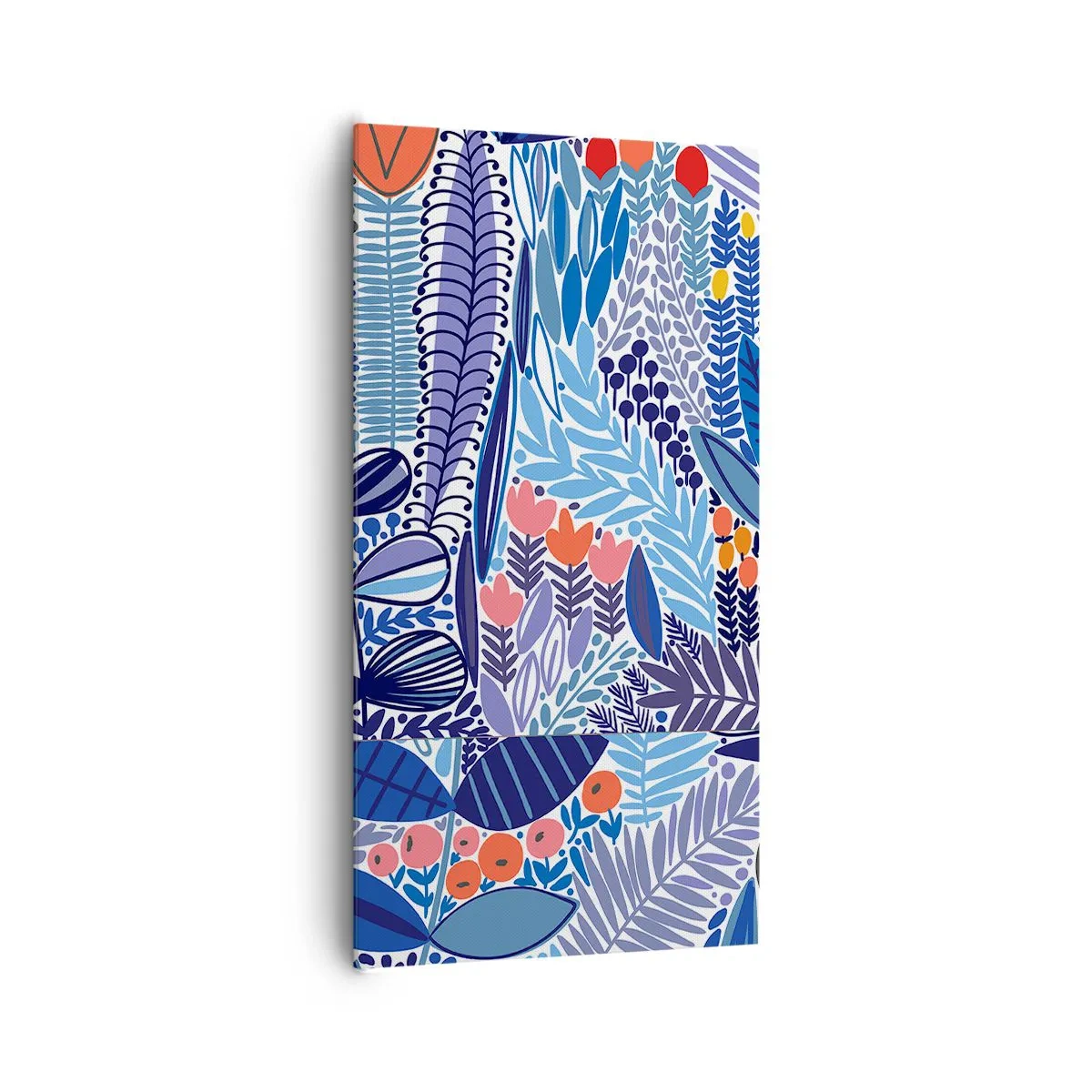 Bild auf Leinwand - Leinwandbild - Hawaiianischer Garten - 65x120 cm