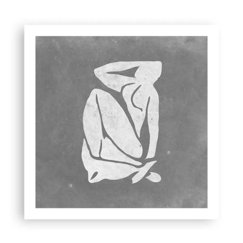 Poster - In Gedanken versunken - 60x60 cm