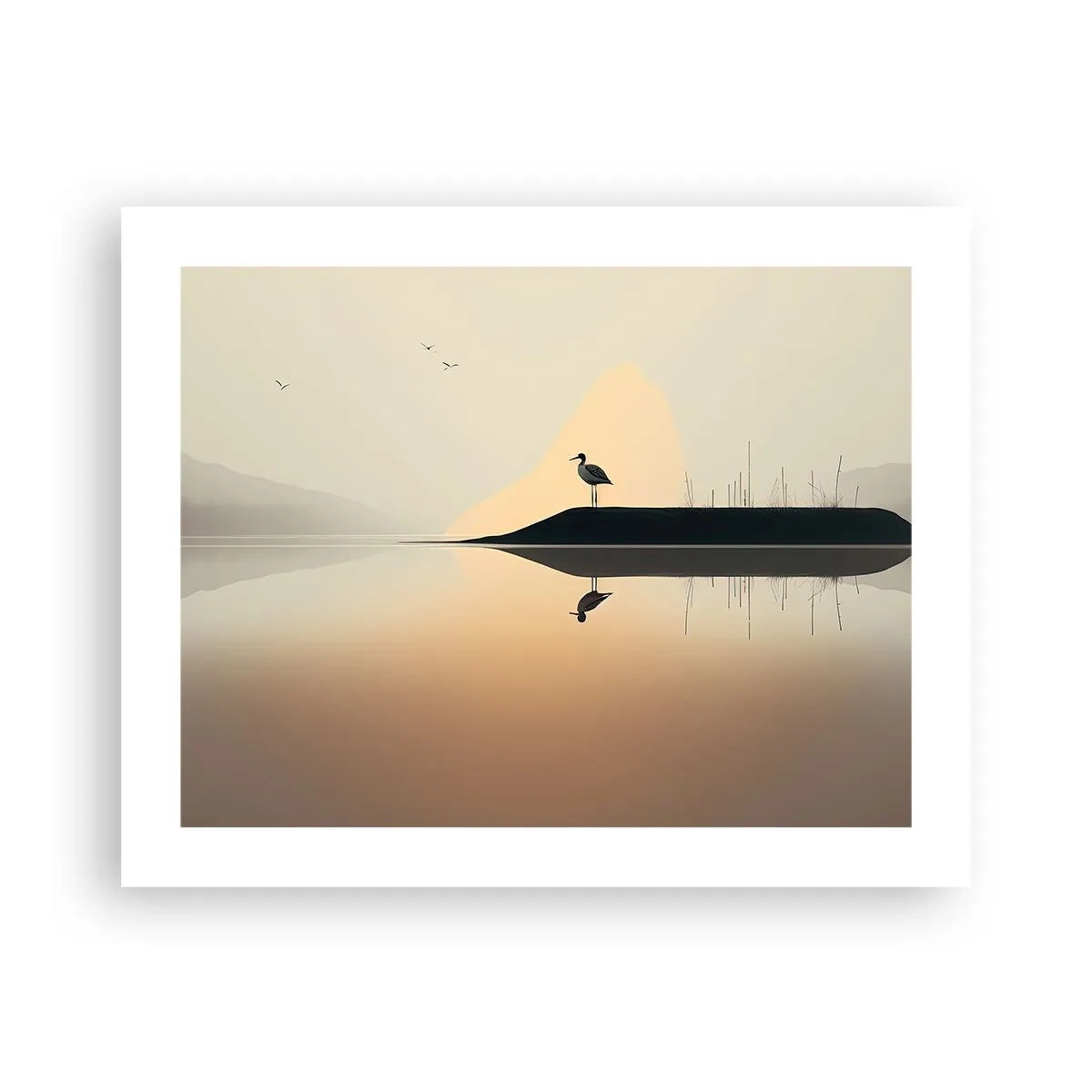 Poster - Herr am See - 50x40 cm