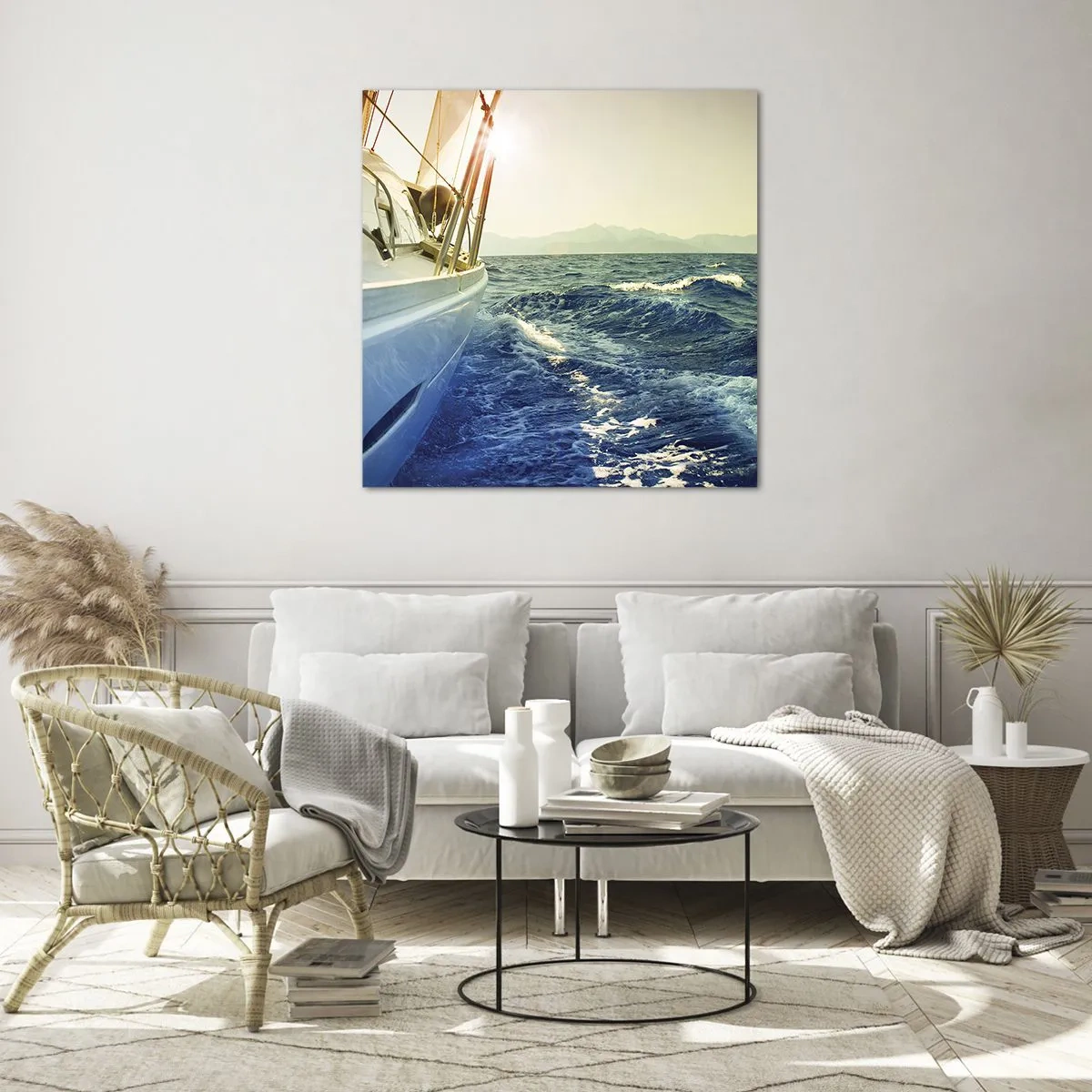 Glasbild - Bild auf glas - Auf ins Abenteuer - 70x70 cm