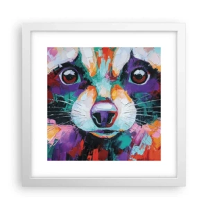 Poster in einem weißen Rahmen - Nur gute Emotionen - 30x30 cm