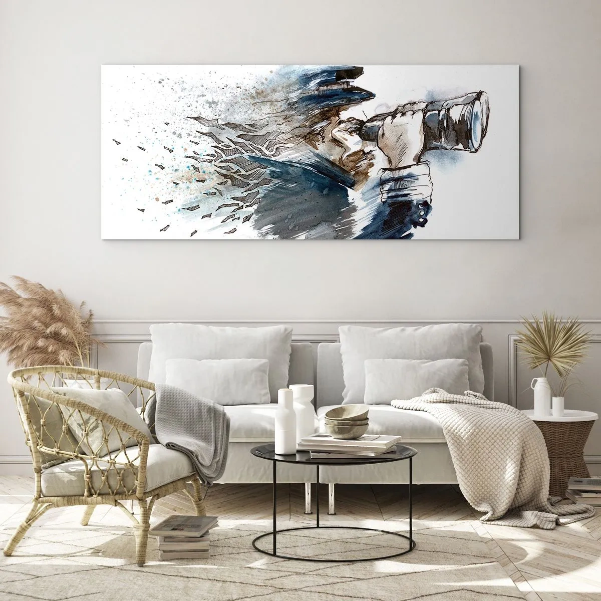 Glasbild - Bild auf glas - Zehn auf der Beaufort-Skala! - 90x30 cm