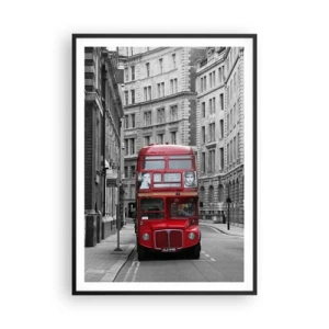 Poster in einem schwarzem Rahmen - Der Alltag muss nicht grau sein - 70x100 cm