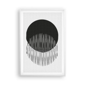 Poster in einem weißen Rahmen - Sein Alter Ego - 61x91 cm