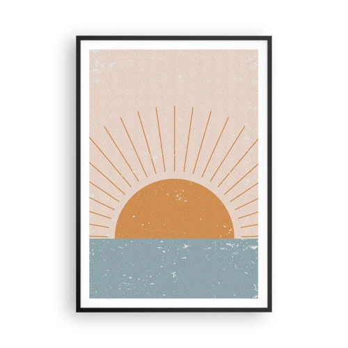 Poster in einem schwarzem Rahmen - Alltägliches Wunder - 70x100 cm