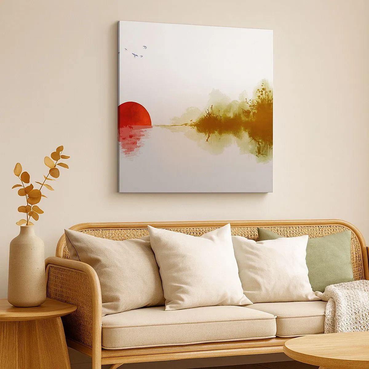 Bild auf Leinwand - Leinwandbild - Versprechen der Ruhe - 30x30 cm