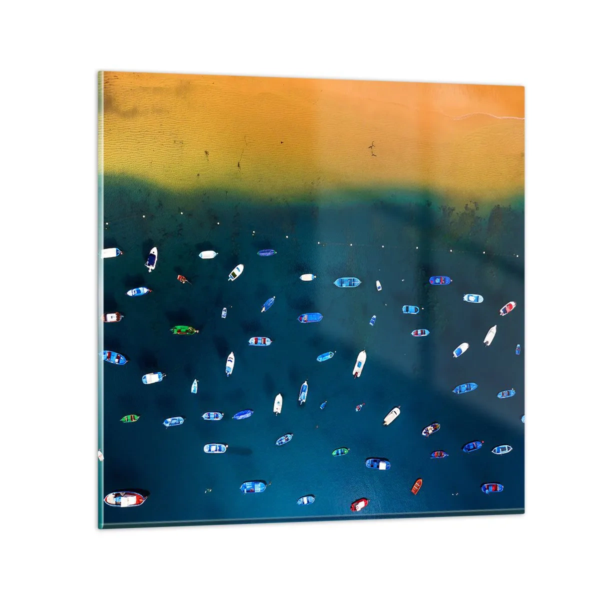 Glasbild - Bild auf glas - Feiertagsspiel - 30x30 cm
