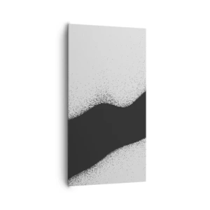 Bild auf Leinwand - Leinwandbild - Flüssiges Gleichgewicht - 65x120 cm