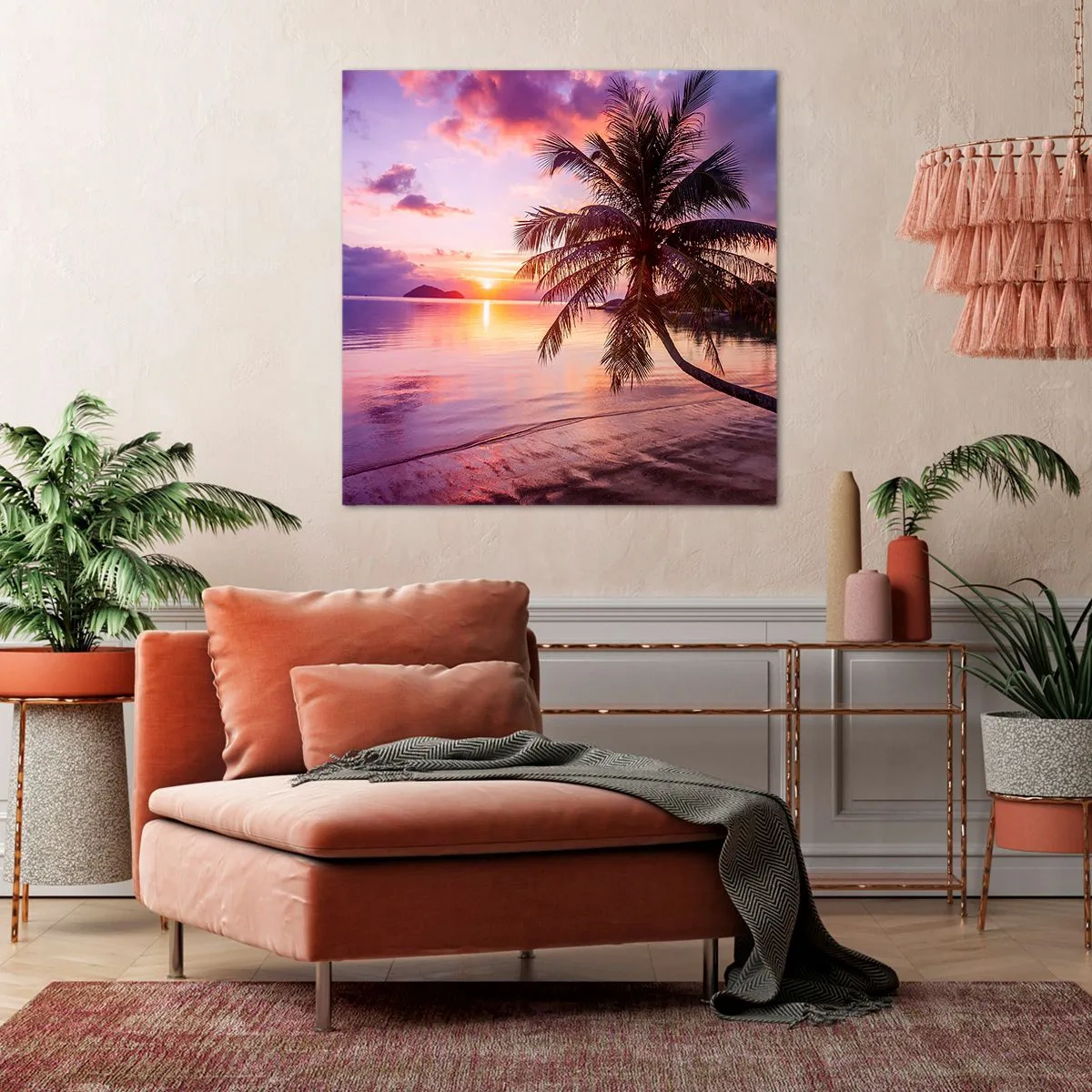 Bild auf Leinwand - Leinwandbild - Behaglichkeit bis zum Horizont - 60x60 cm