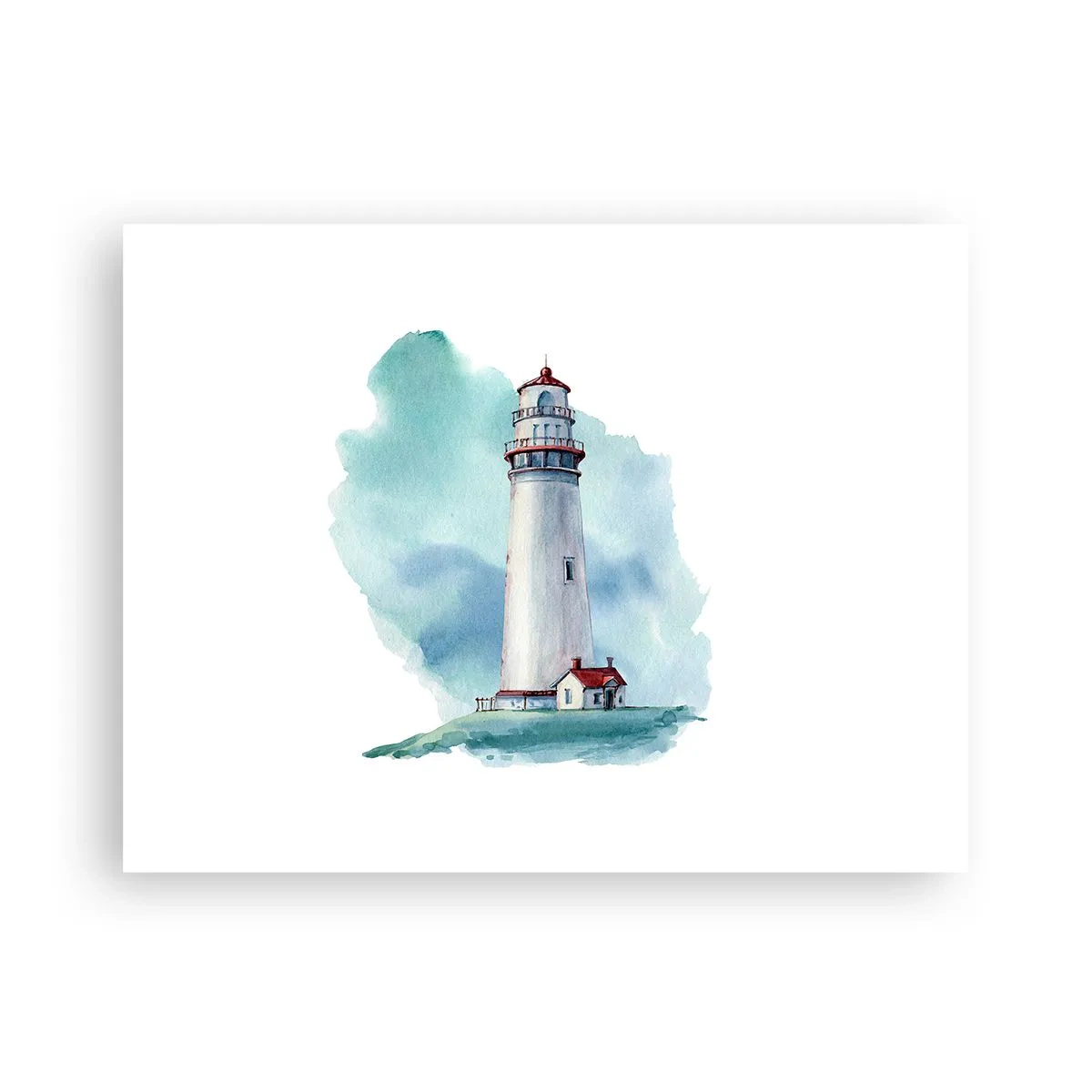 Poster - Sanfte Schwester vom Blau - 40x30 cm