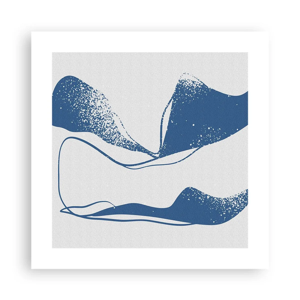 Poster - Geflügelte Abstraktion - 40x40 cm