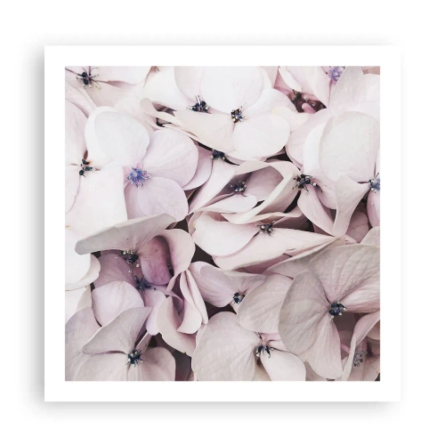 Poster - In einer Blumenflut - 60x60 cm