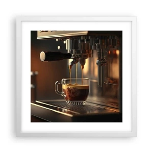 Poster in einem weißen Rahmen - Sinnliche Mischung - 40x40 cm