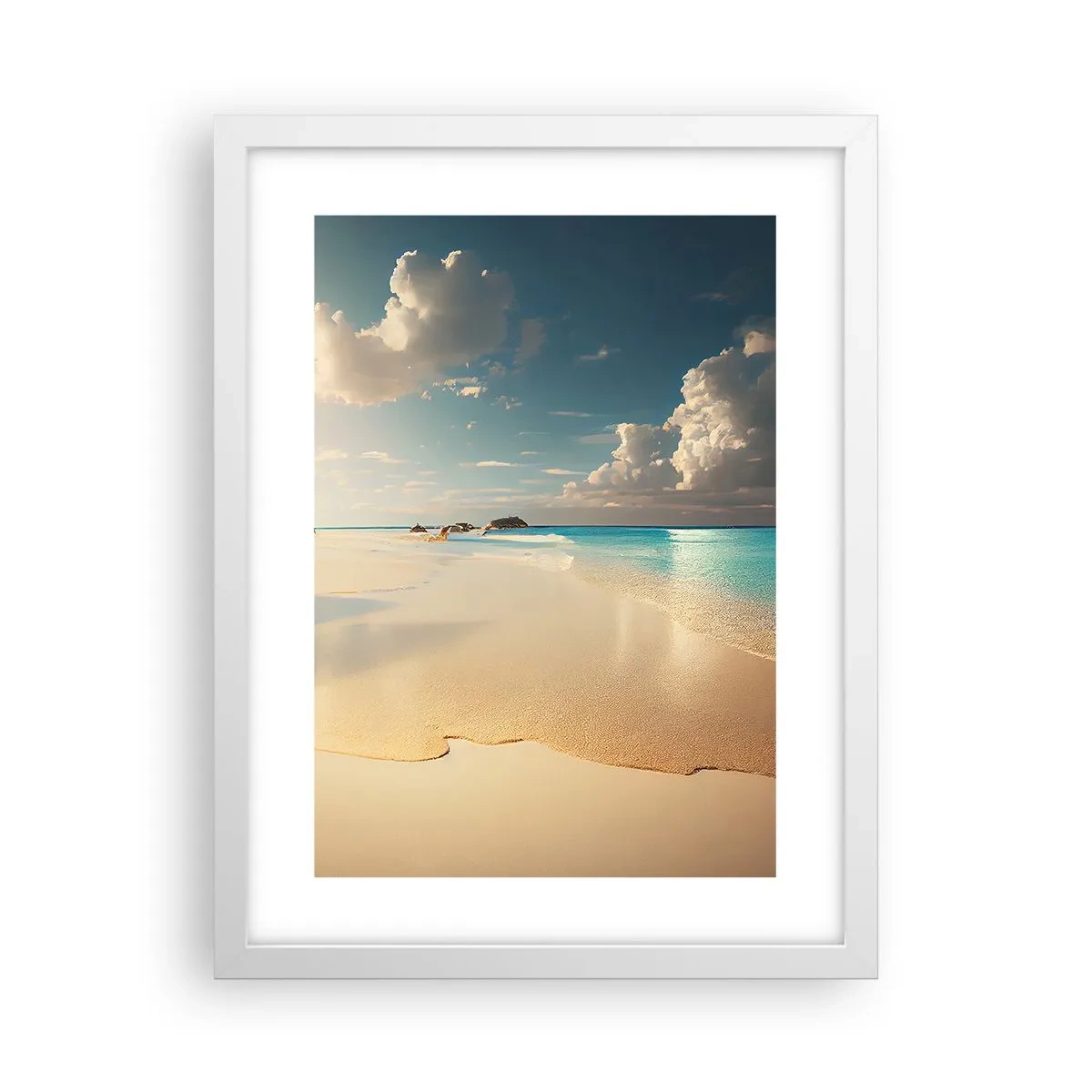 Poster in einem weißen Rahmen - Erträumter Tag - 30x40 cm