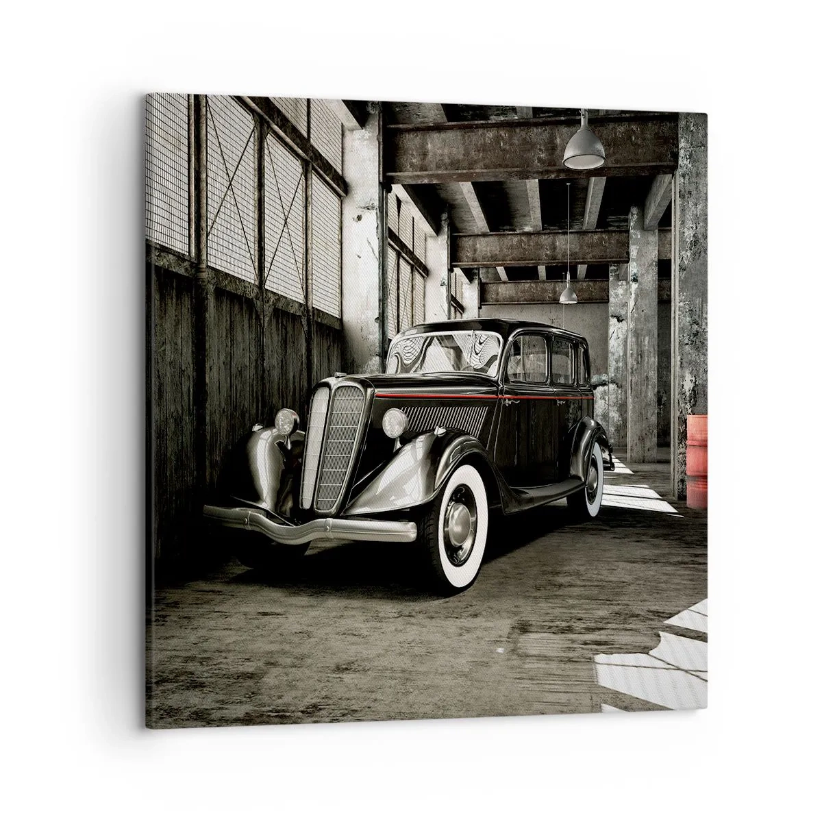 Bild auf Leinwand - Leinwandbild - Die ewige Eleganz der 1930er Jahre - 50x50 cm