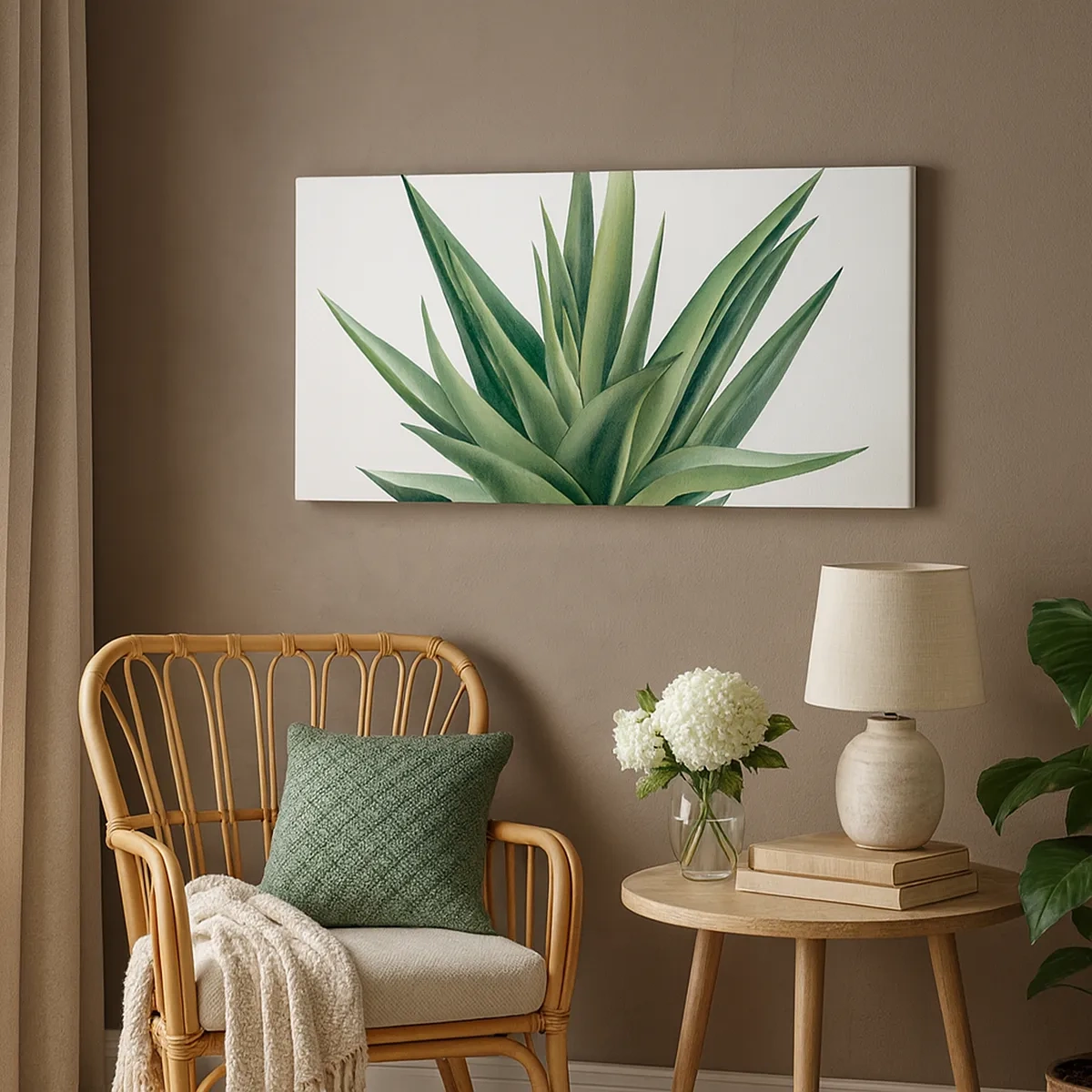 Bild auf Leinwand - Leinwandbild - Grün – Kraft – Leben - 30x30 cm