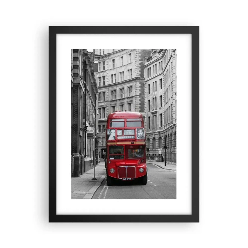 Poster in einem schwarzem Rahmen - Der Alltag muss nicht grau sein - 30x40 cm