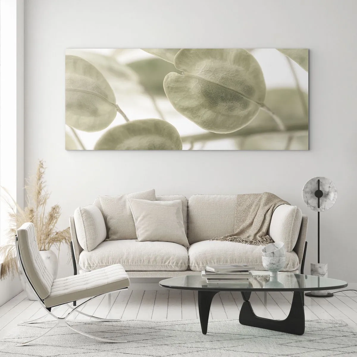 Glasbild - Bild auf glas - Am Anfang waren Blätter... - 100x40 cm